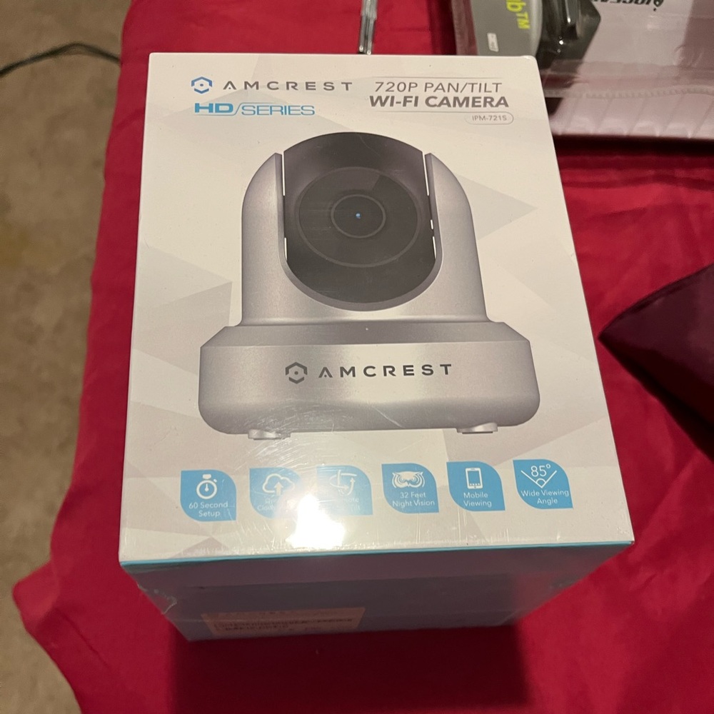 Amcrest 720P WiFi Video Monitoring Security Wireless IP Camera with Pan/Tilt